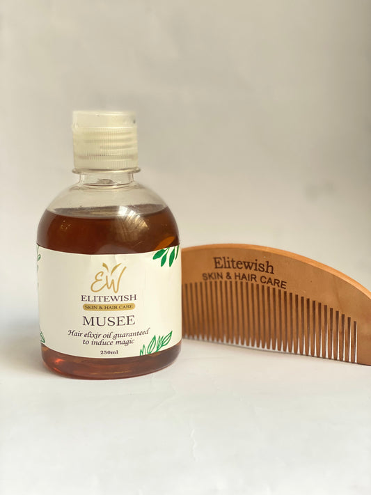 MUSEE HAIR OIL & WOODEN COMB